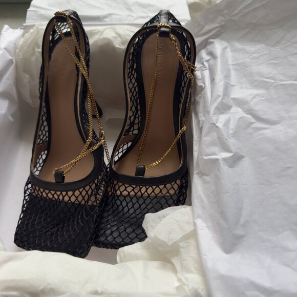 NWT BOTTEGA VENETA MESH BLACK PUMP - Picture 10 of 13